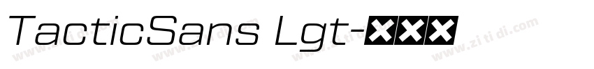 TacticSans Lgt字体转换 TacticSans Lgt字体转换